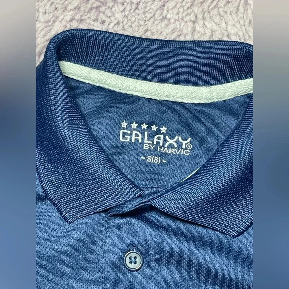 Galaxy by Harvic Small (8) Kids’ Uniform Shirt - Picture 3 of 5